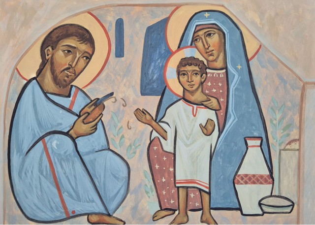 Postal de Natal – Débora iconosycirios, modelo copta